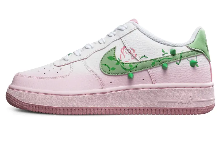 Кроссовки Nike Air Force 1 Skateboarding Shoes Women's Low-top Pink, розовый