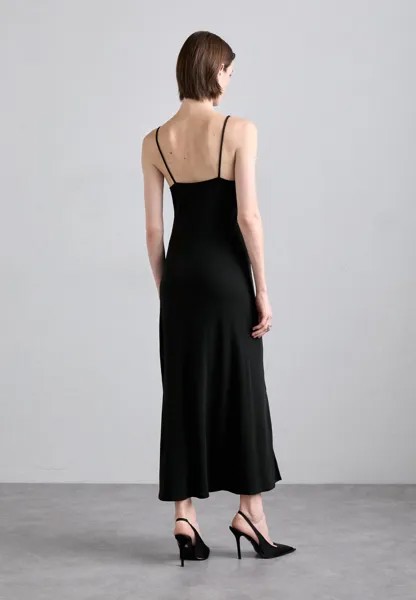 Платье из джерси HIGH NECK SLIP DRESS Filippa K, черный