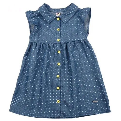 Платье Mini Maxi, модель 2787, цвет синий, размер 98