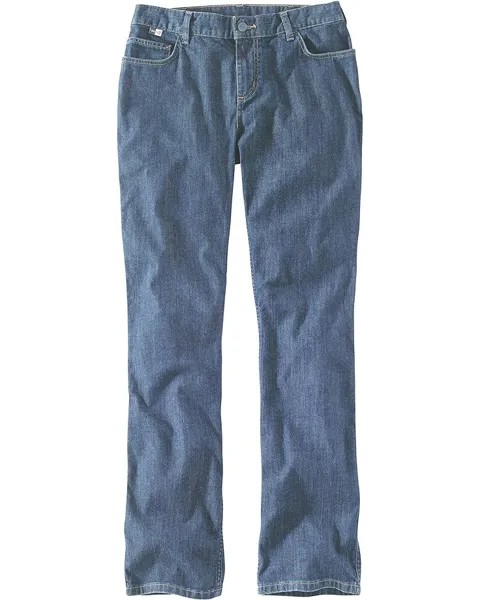 Джинсы Carhartt Flame-Resistant Rugged Flex Original Fit, цвет Premium Dark