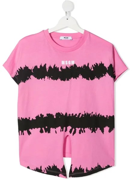 MSGM Kids футболка с завязками