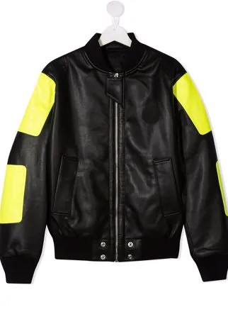 Diesel Kids бомбер в стиле колор-блок