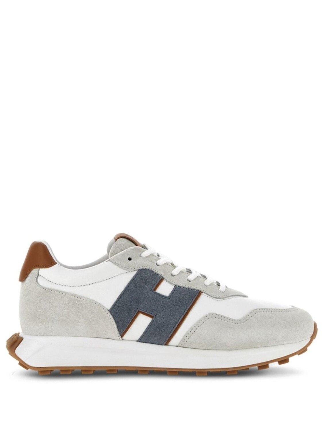 Hogan кроссовки H601 на шнуровке, серый