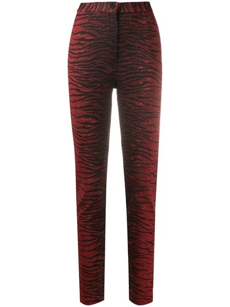 Kenzo брюки с тигровым узором