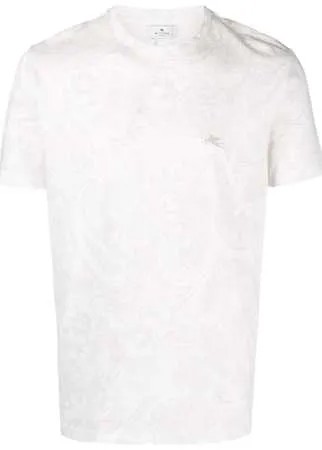 ETRO футболка с принтом пейсли