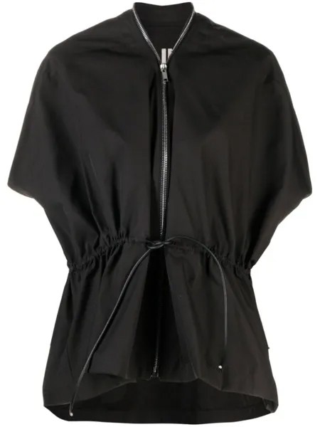 Rick Owens куртка Sail с короткими рукавами, черный