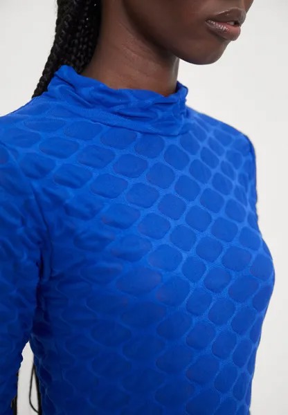 Платье из джерси Bubble Wrap Dress Henrik Vibskov, веб-синий