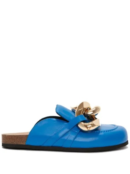 JW Anderson мюли с цепочками, синий