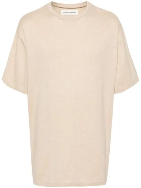 Меланжевая футболка Rik extreme cashmere, бежевый