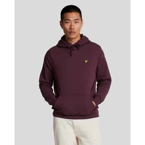 Худи Lyle & Scott Pullover Hoodie, размер L, , burgundy