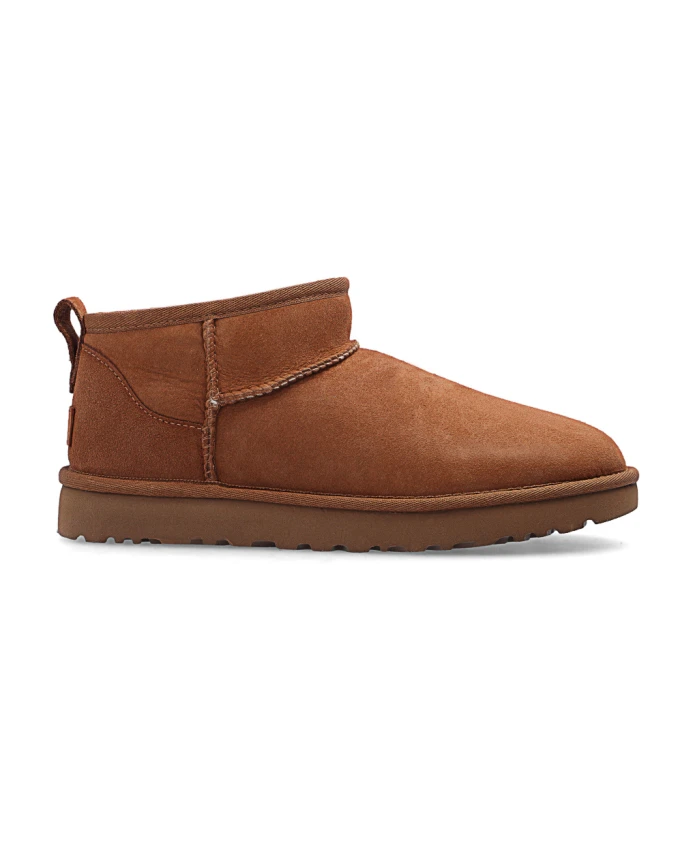 Классические ультра мини зимние ботинки. Ugg, коричневый