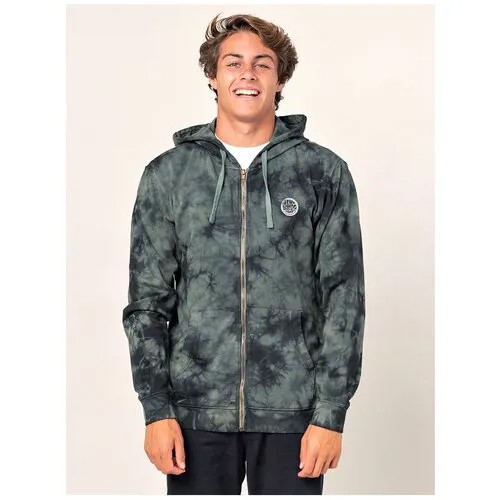 Толстовка Rip Curl ORIGINAL SURFERS Z/T, цвет 9436 MID GREEN, размер S