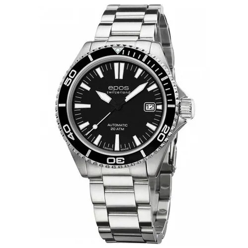 Наручные часы Epos Diver 3438.131.20.15.30, черный