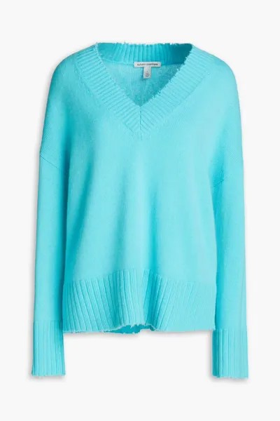 Потертый кашемировый свитер Autumn Cashmere, бирюзовый