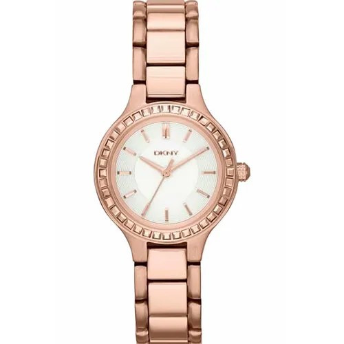Наручные часы DKNY Essentials Glitz, пыльная роза, розовый