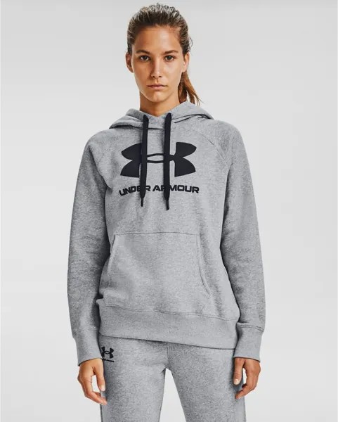 Худи женское Under Armour 1356318-035 серое LG