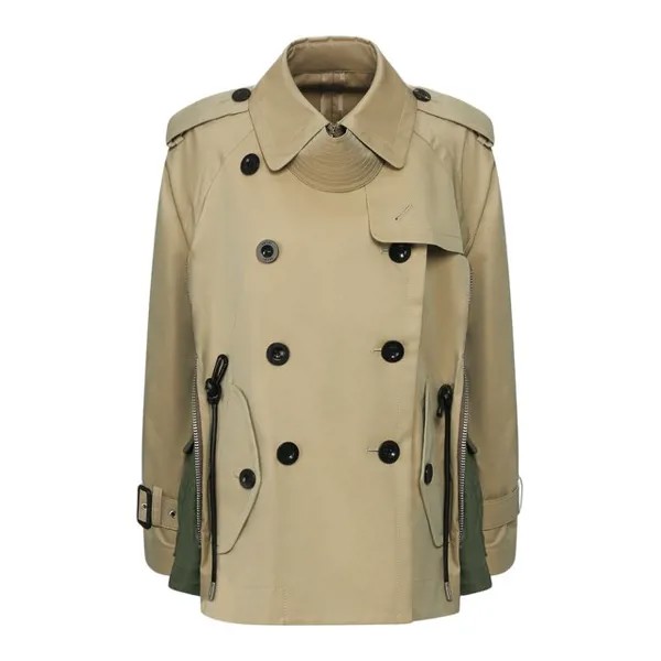 Хлопковый тренч Sacai