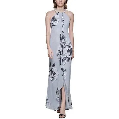 Calvin Klein Женское вечернее платье с бретелью на бретельках и металлизированной вышивкой BHFO 2804