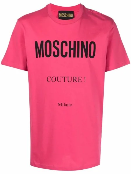 Moschino футболка с логотипом