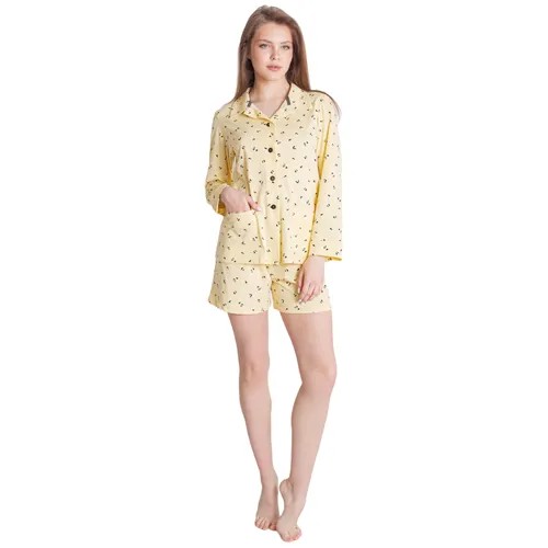 Пижама  Lika Dress, размер 48, желтый