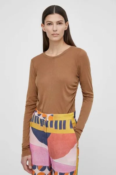 Лонгслив G-Star Raw, коричневый