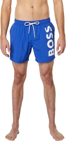 Мужские плавки Standard Octopus синего эгейского цвета Hugo Boss