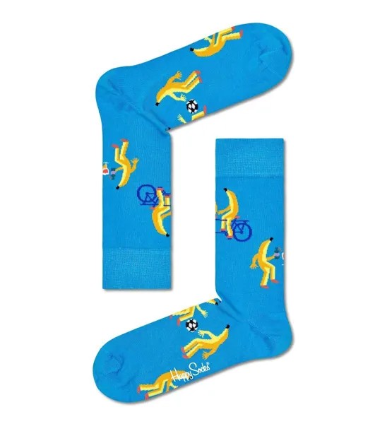 Носки унисекс Happy Socks GBS01 голубые 29