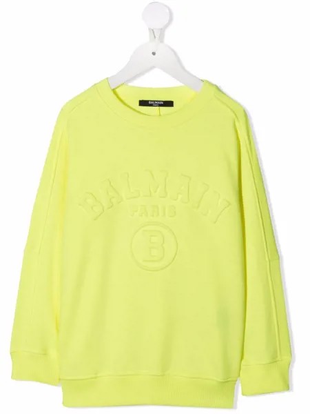 Balmain Kids толстовка с логотипом