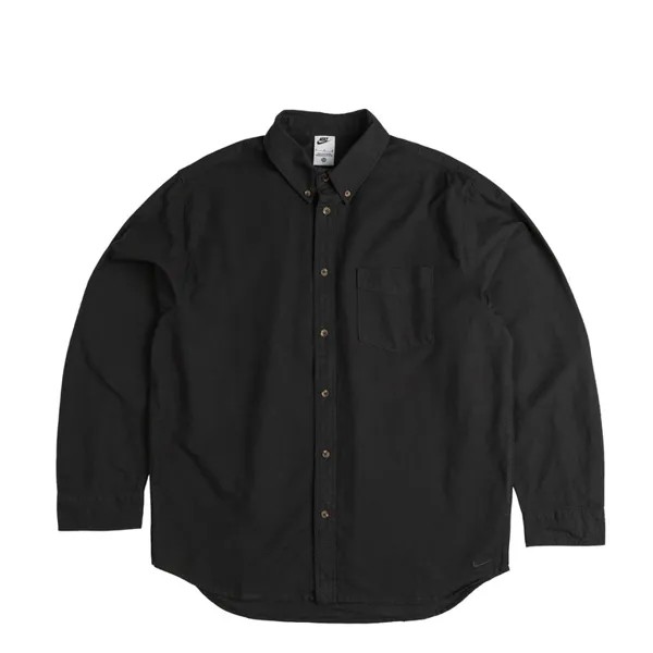 Пуховик Life Oxford Button-Down Longsleeve Nike, черный