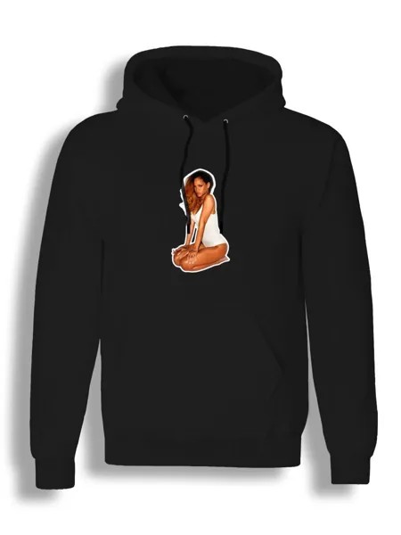 Худи унисекс СувенирShop Рианна/Rihanna 15 черное M