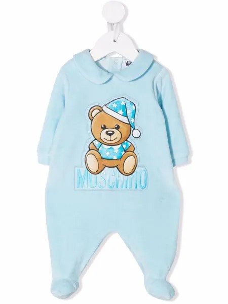 Moschino Kids пижама с принтом Teddy Bear