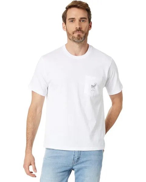 Футболка VISSLA Mojito Premium Pocket Short Sleeve Tee, белый