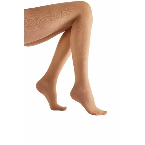 Колготки Pretty Polly Curves Plush Opaque Tights, 15 den, 3 шт., размер S-M, бежевый
