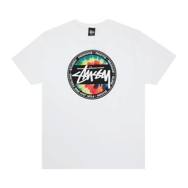 Футболка Stussy Tie Dye Dot 'White', белый