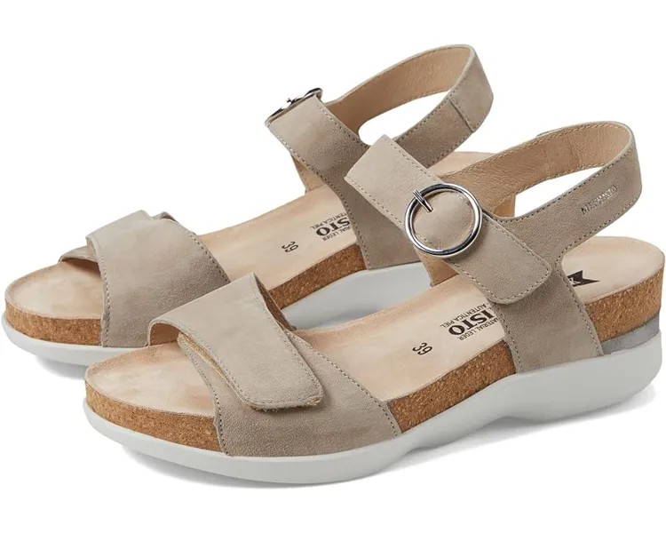 Туфли Mephisto Oriana, цвет Warm Grey Velcalf Premium