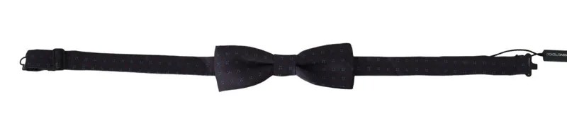 DOLCE - GABBANA Мужской галстук-бабочка серого цвета с шелковым регулируемым воротником и папийоном Рекомендуемая розничная цена 200 долларов США
