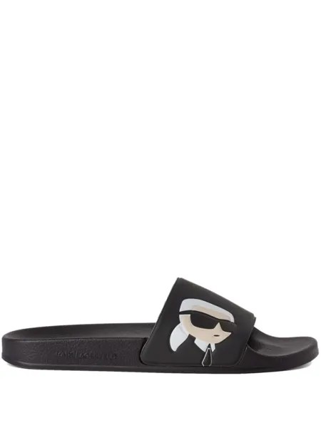 Karl Lagerfeld шлепанцы Ikonik NFT, черный