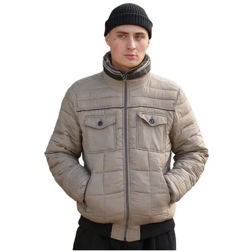 Куртка мужская демисезонная, цвет серый, MOAV MV-COAT-01-XL