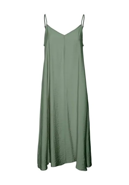 Платье с V-образным вырезом для женщин VERO MODA, цвет Hedge Gree