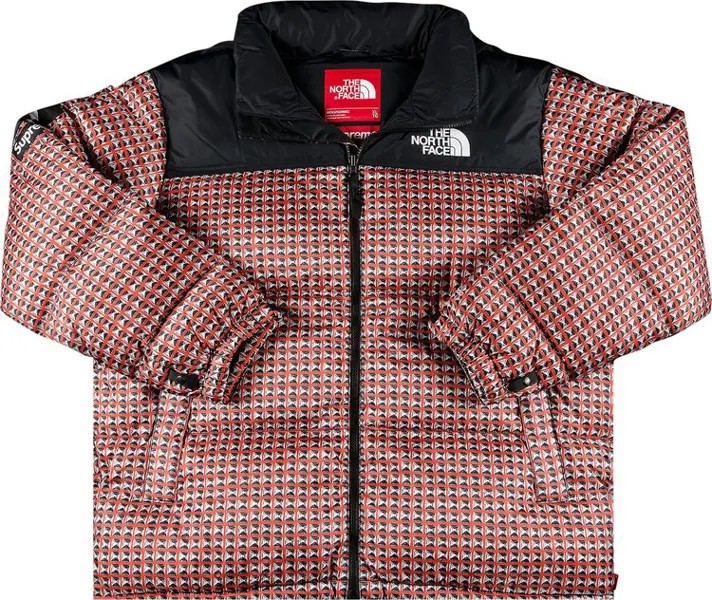 Куртка Supreme x The North Face Studded Nuptse Jacket 'Red', красный