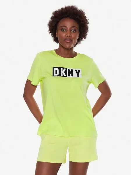 Футболка классического кроя Dkny Sport, желтый