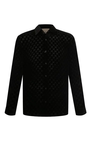 Рубашка из вискозы и шерсти Gucci