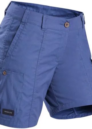 Женские шорты для треккинга TRAVEL 100 , размер: 42, цвет: Китово-Серый FORCLAZ Х Декатлон