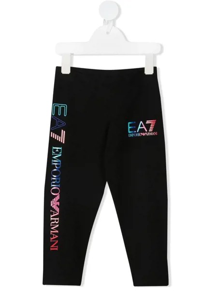 Emporio Armani Kids спортивные брюки с логотипом