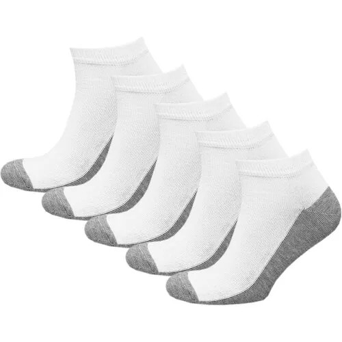 Носки STATUS, 5 пар, размер 27, белый, серый