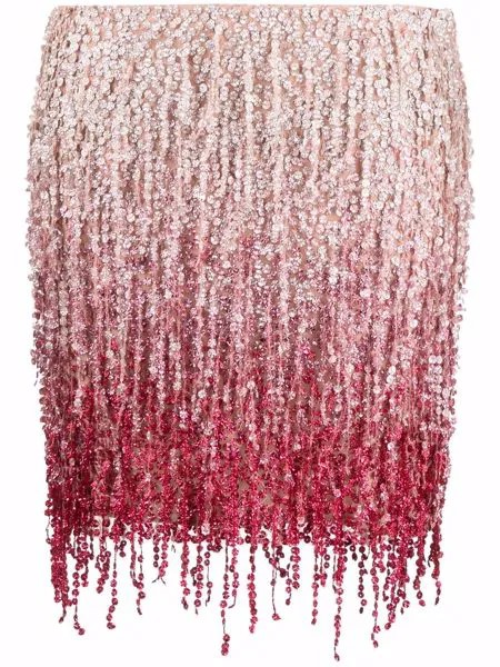 Blumarine декорированная юбка мини
