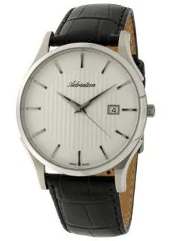 Швейцарские наручные  мужские часы Adriatica 1246.5213Q. Коллекция Twin