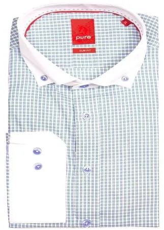 Рубашка pure размер XXL зеленый/белый