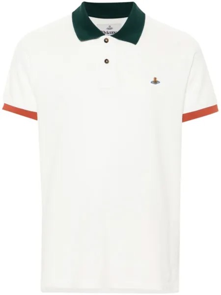 Vivienne Westwood рубашка поло Classic, белый