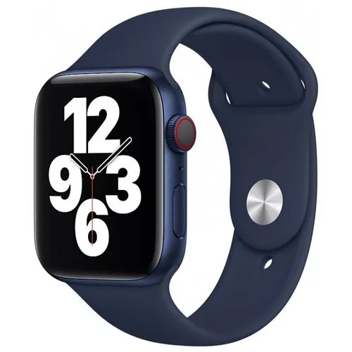 Ремешок силиконовый Deep Navy Sport Band (Глубокий Синий) Apple Watch 44mm (42mm; 45mm) MYAX2ZM/A